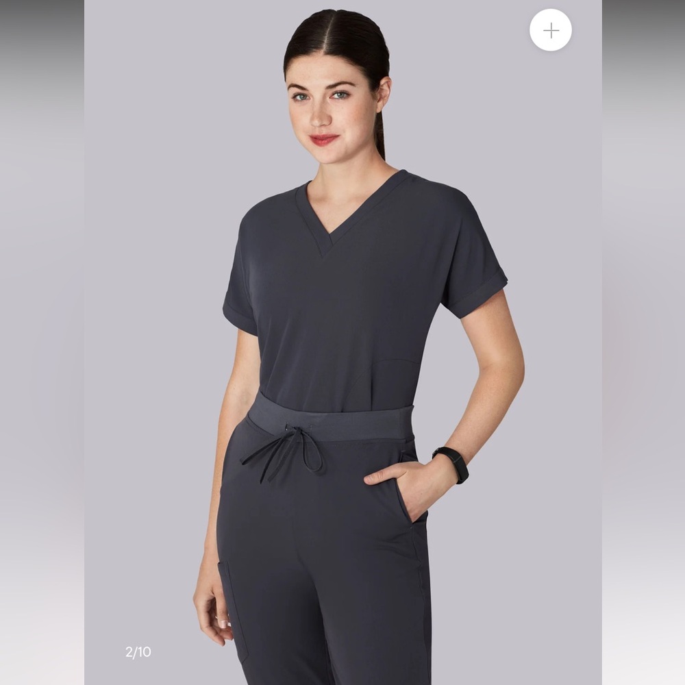 Mandala scrubs set - Pewter